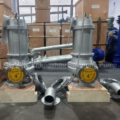 WQP stainless steel submersible sewage pump efficiently solves drainage problems