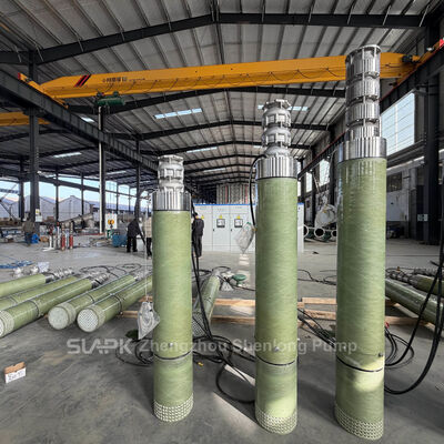 Vertical Stainless Steel Submersible Pump High Pressure Outlet Size 8 Inch 10 Inch 12 Inch 16 Inch Water Transfer Solution