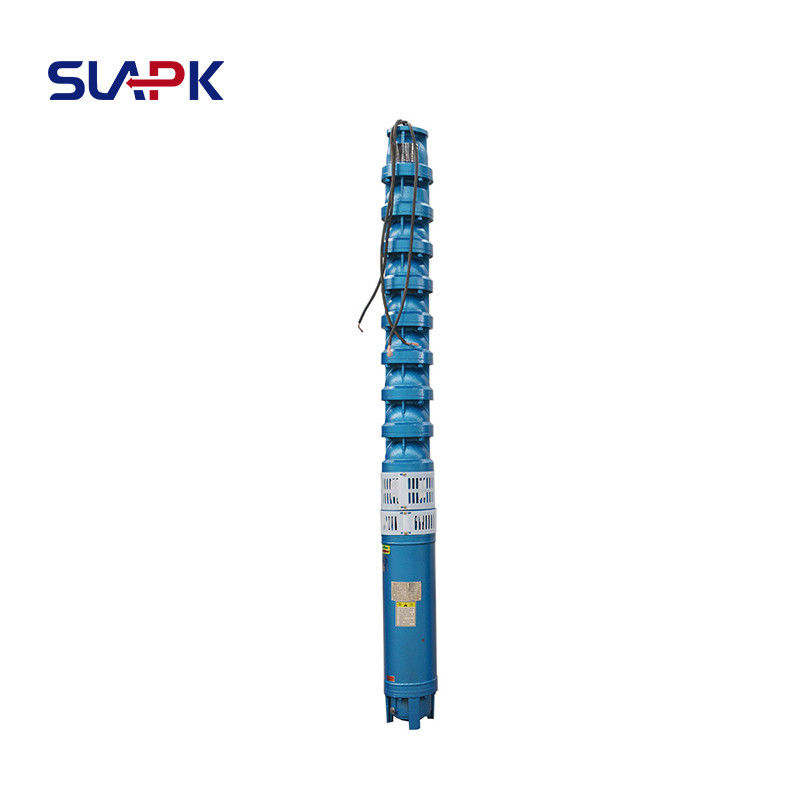 300QJ150-450/13 Bomba submersível de poço profundo com 450m de cabeça 150 m3/h Fluxo e design centrífugo de vários estágios