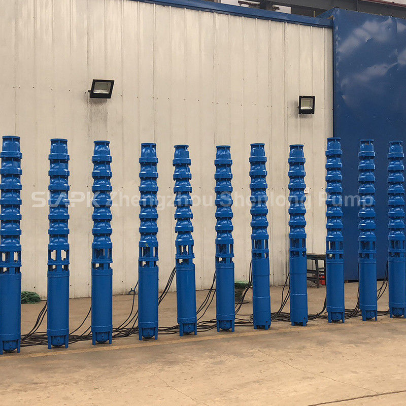 300QJ150-450/13 Bomba submersível de poço profundo com 450m de cabeça 150 m3/h Fluxo e design centrífugo de vários estágios