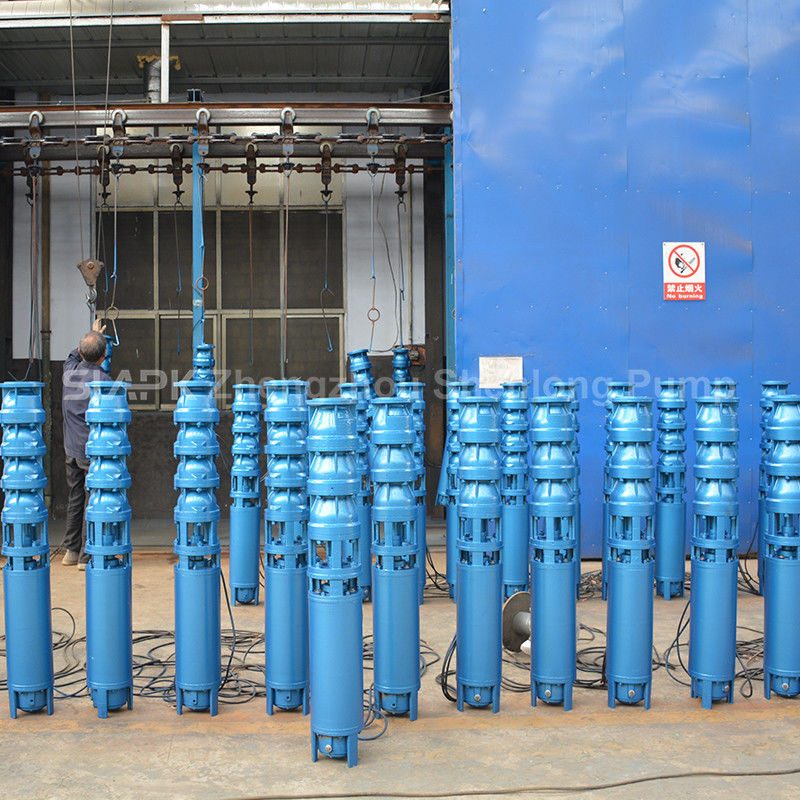 300QJ150-450/13 Bomba submersível de poço profundo com 450m de cabeça 150 m3/h Fluxo e design centrífugo de vários estágios