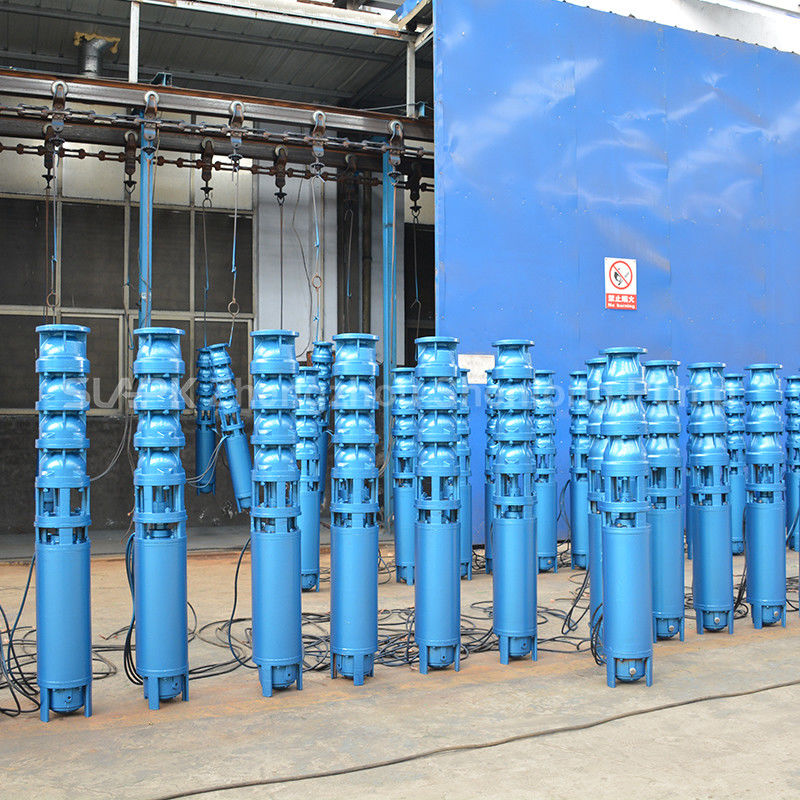 300QJ150-450/13 Bomba submersível de poço profundo com 450m de cabeça 150 m3/h Fluxo e design centrífugo de vários estágios