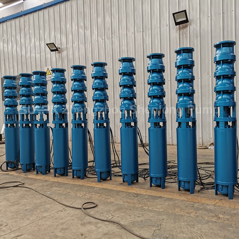 300QJ150-450/13 Bomba submersível de poço profundo com 450m de cabeça 150 m3/h Fluxo e design centrífugo de vários estágios
