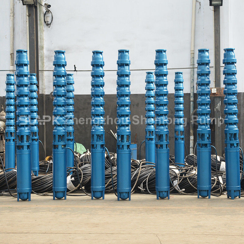 Bomba de poço de ferro fundido de 22kW submersível para extração de água de alto fluxo