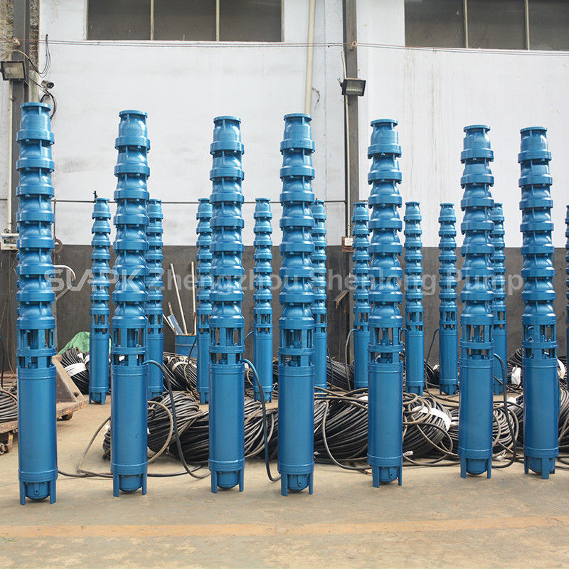 Bomba de poço de ferro fundido de 22kW submersível para extração de água de alto fluxo