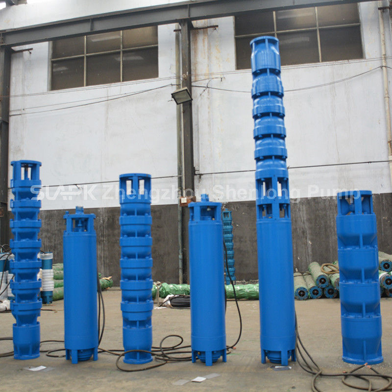 Bomba de poço de ferro fundido de 22kW submersível para extração de água de alto fluxo