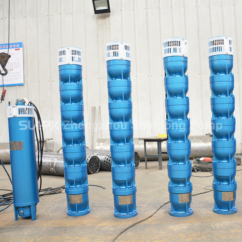 Bomba de poço de ferro fundido de 22kW submersível para extração de água de alto fluxo