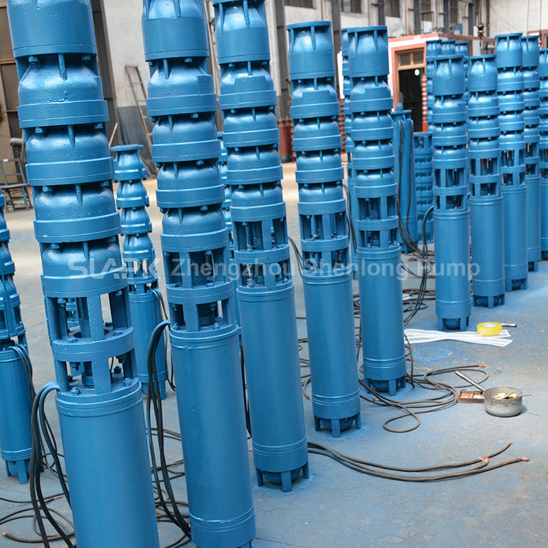 Bomba submersível de grande caudal de 600 m3/h com motor de 75 kW e impulsionador SS304