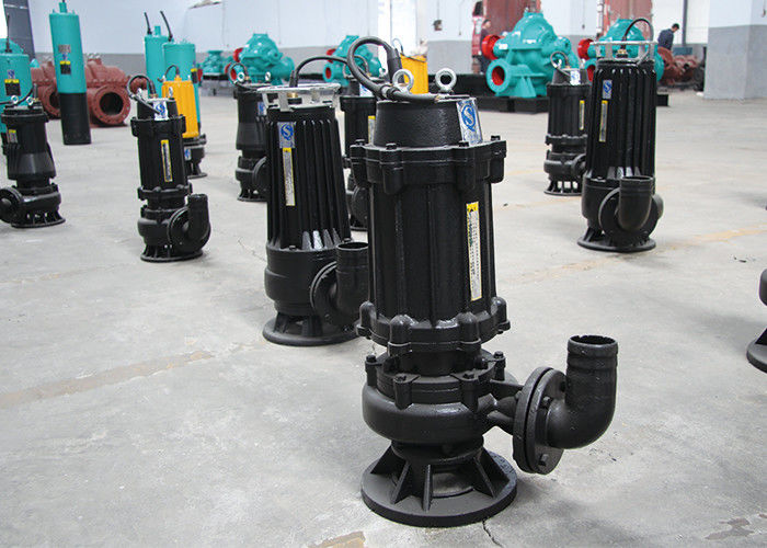 Bomba de esgoto submersível de mistura automática com motor de fio de cobre 100% e taxa de fluxo de 5-300 m3/h