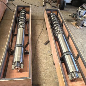 6 polegadas duplex de aço inoxidável 2205 bomba submersível de poço profundo com 15 m 3 / h fluxo e 180m cabeça