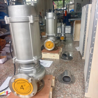 100WQP100-15-7.5KW bomba de esgoto submersível de aço inoxidável
