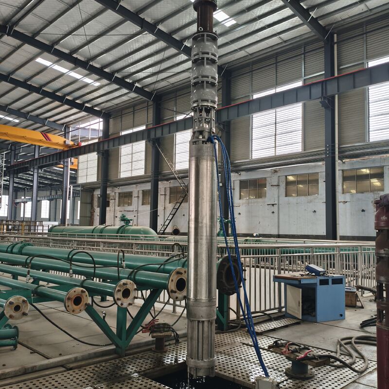 300QJH400-80/2-150KW Solução de abastecimento de água resistente à corrosão de bomba submersível de poços profundos de aço inoxidável para plataformas offshore