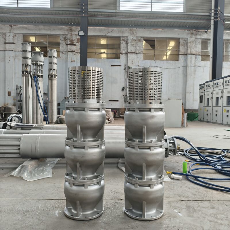 6 polegadas duplex de aço inoxidável 2205 bomba submersível de poço profundo com 15 m 3 / h fluxo e 180m cabeça