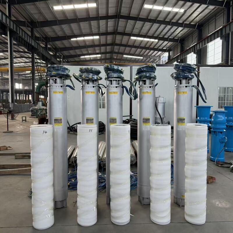 Bomba submersível de água do mar de aço inoxidável com design de cabeça alta de vários estágios e configurações personalizáveis