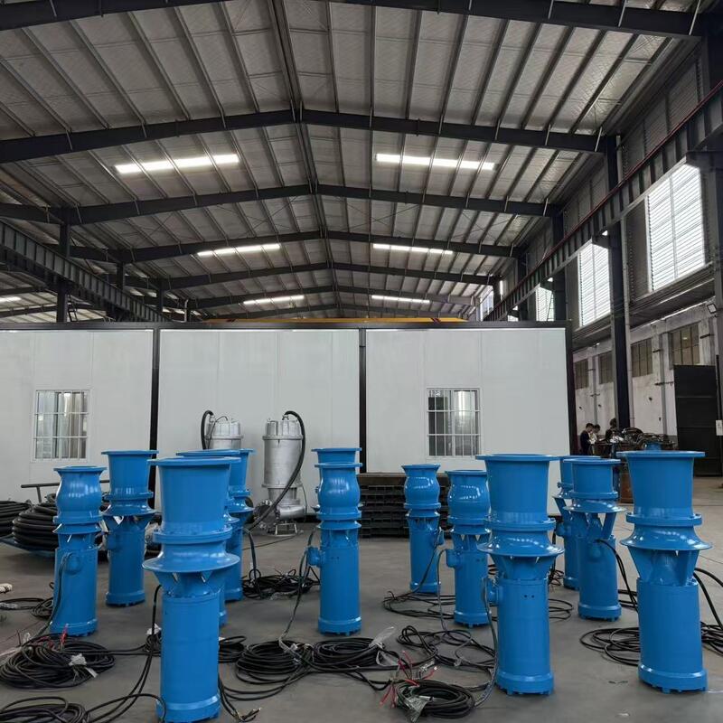 Bomba de fluxo axial submersível de 45kW com 1300 m3/h de fluxo e 8m de cabeça para drenagem de alto fluxo