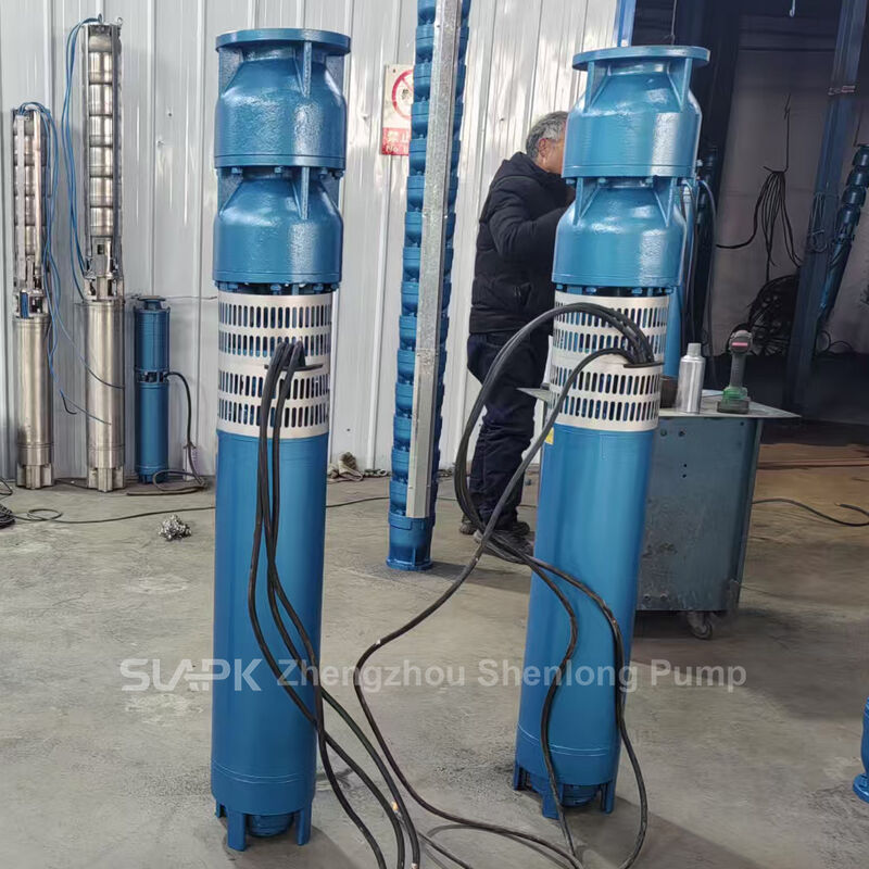 Bomba Submersível para Poço Profundo de 22kW com Rotor em Aço Inoxidável SS304 e Vazão de 160 m³/h para Extração de Água de Poços