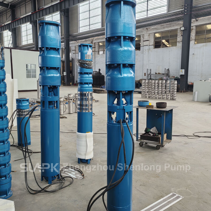 Bomba Submersível para Poço Profundo de 22kW com Rotor em Aço Inoxidável SS304 e Vazão de 160 m³/h para Extração de Água de Poços