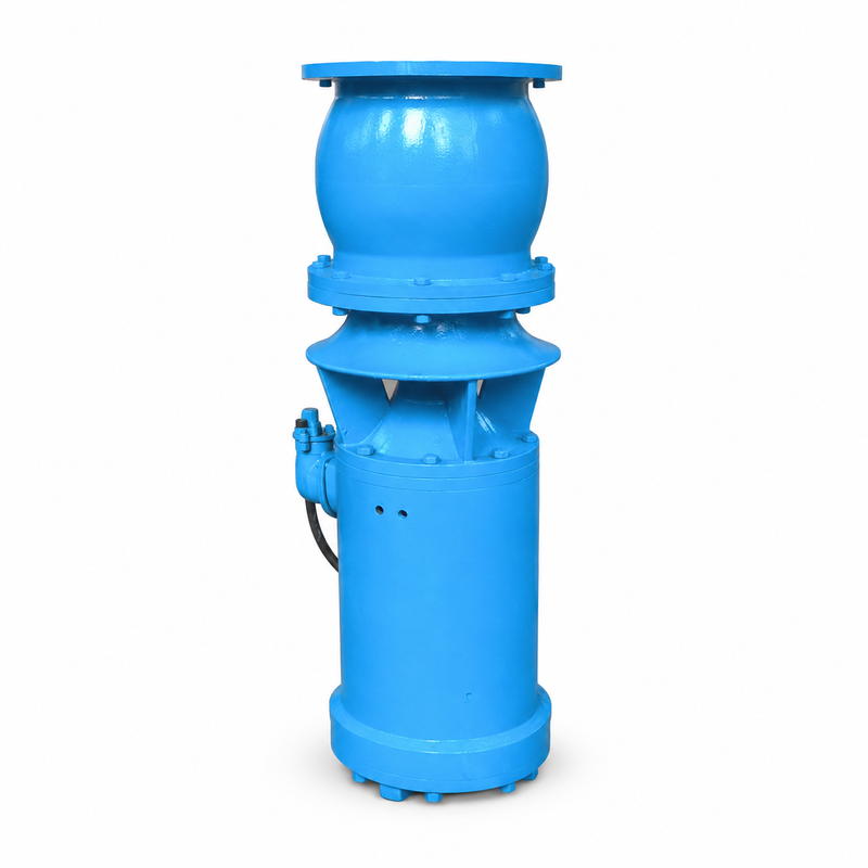 Bombas Axiais e de Fluxo Misto Submersíveis QSZ e QSH de Alto Fluxo com Vazão de 260-2.880 m³/h e Potência de 7,5-55 kW