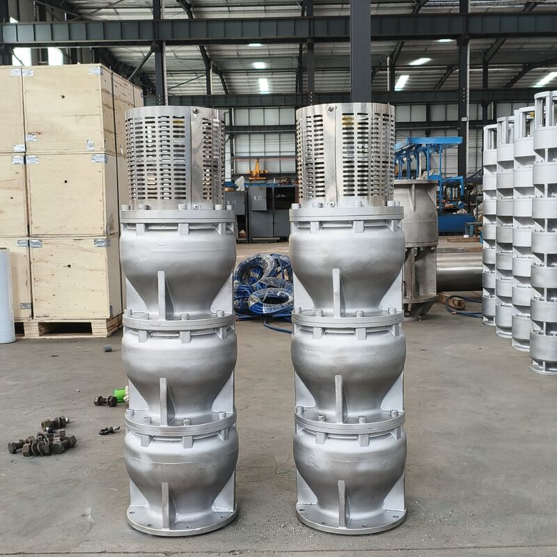 525 m3/h Fluxo 350 m Cabeça 1000 kW Potência Aço inoxidável Bomba de água do mar submersível