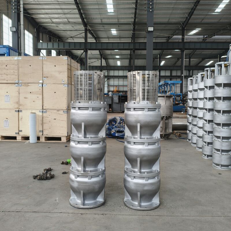 525 m3/h Fluxo 350 m Cabeça 1000 kW Potência Aço inoxidável Bomba de água do mar submersível