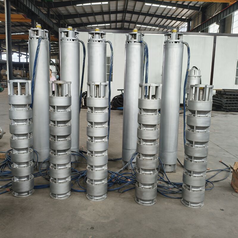 525 m3/h Fluxo 350 m Cabeça 1000 kW Potência Aço inoxidável Bomba de água do mar submersível