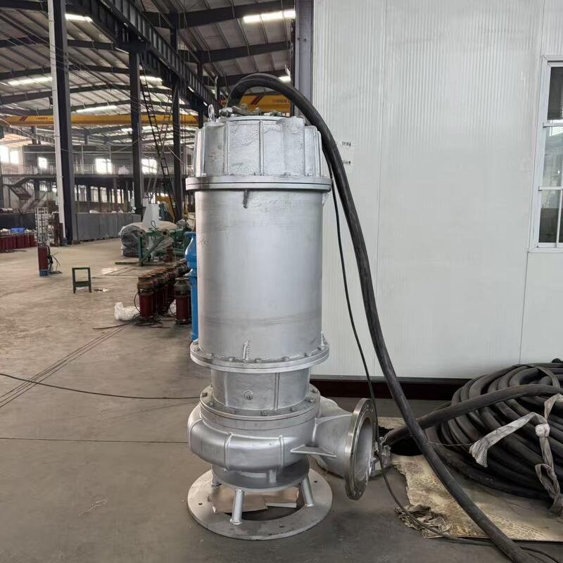 316 Bomba submersível de esgoto de aço inoxidável com 1000 m3/h de caudal e 2205 eixo duplo de aço inoxidável para águas residuais
