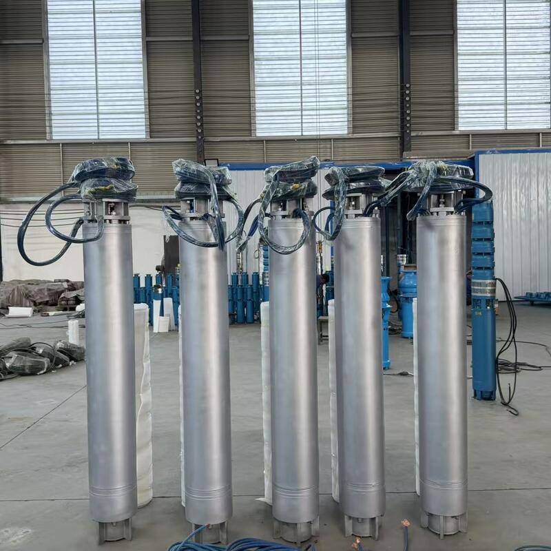 Bomba de água do mar submersível de aço inoxidável de 75 kW com taxa de fluxo de 300 m3/h para aplicações de poços profundos
