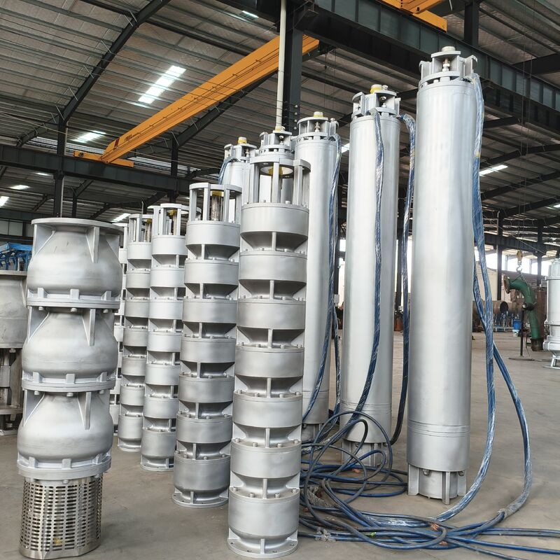 Bomba de água do mar submersível de aço inoxidável de 75 kW com taxa de fluxo de 300 m3/h para aplicações de poços profundos