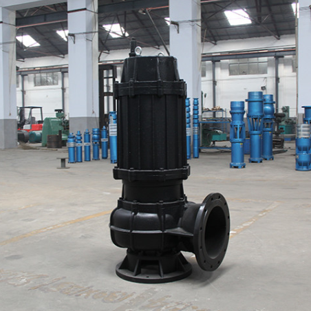 250WQ680-42-132KW-4 Bomba de esgoto submersível de ferro fundido com taxa de fluxo de 680 m3/h, cabeça de 42 m e motor de 132 kW
