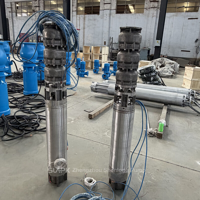 Bomba de poço submersível de aço inoxidável com 252 m3/h de caudal, 170 m de cabeça e 185 kW de potência