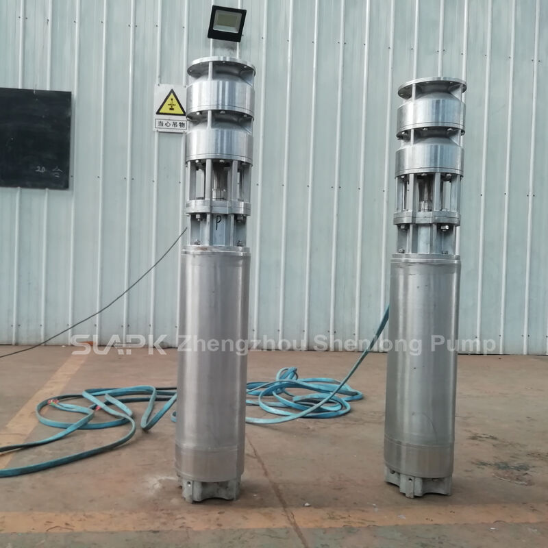 Bomba de poço submersível de aço inoxidável de 55 kW com fluxo de 40 m3/h para aplicações de poços profundos