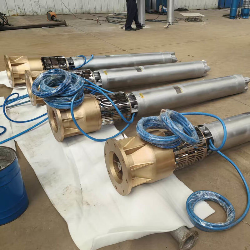 Bomba de poço submersível de aço inoxidável de 55 kW com fluxo de 40 m3/h para aplicações de poços profundos