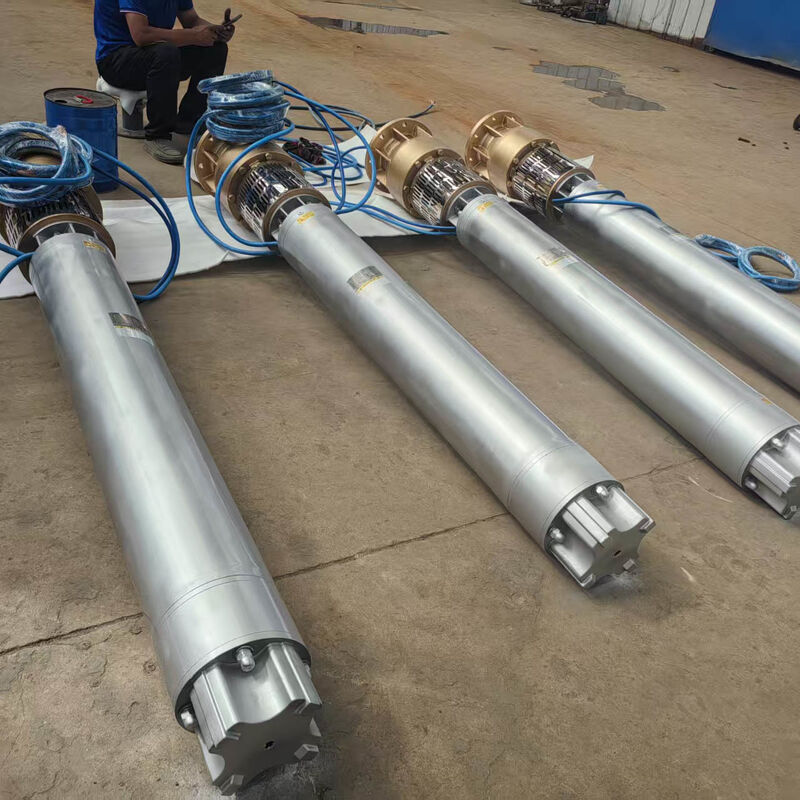 Bomba de poço submersível de aço inoxidável de 55 kW com fluxo de 40 m3/h para aplicações de poços profundos