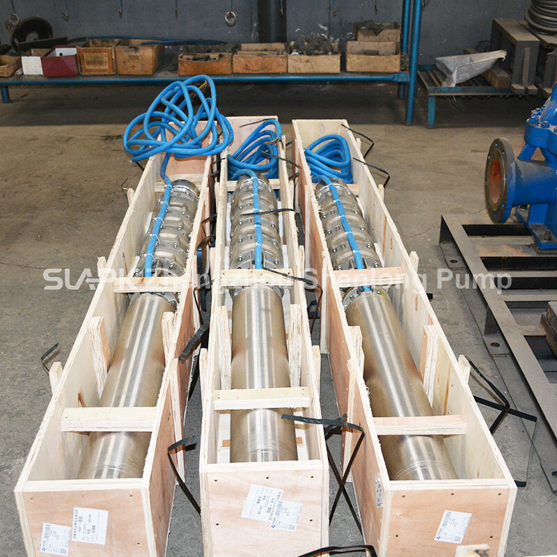 Bomba Submersível para Poço Profundo de Alto Fluxo de 300 m³/h e 100 m de Coluna de Água com Motor de 140 kW para Aplicações em Água Salgada