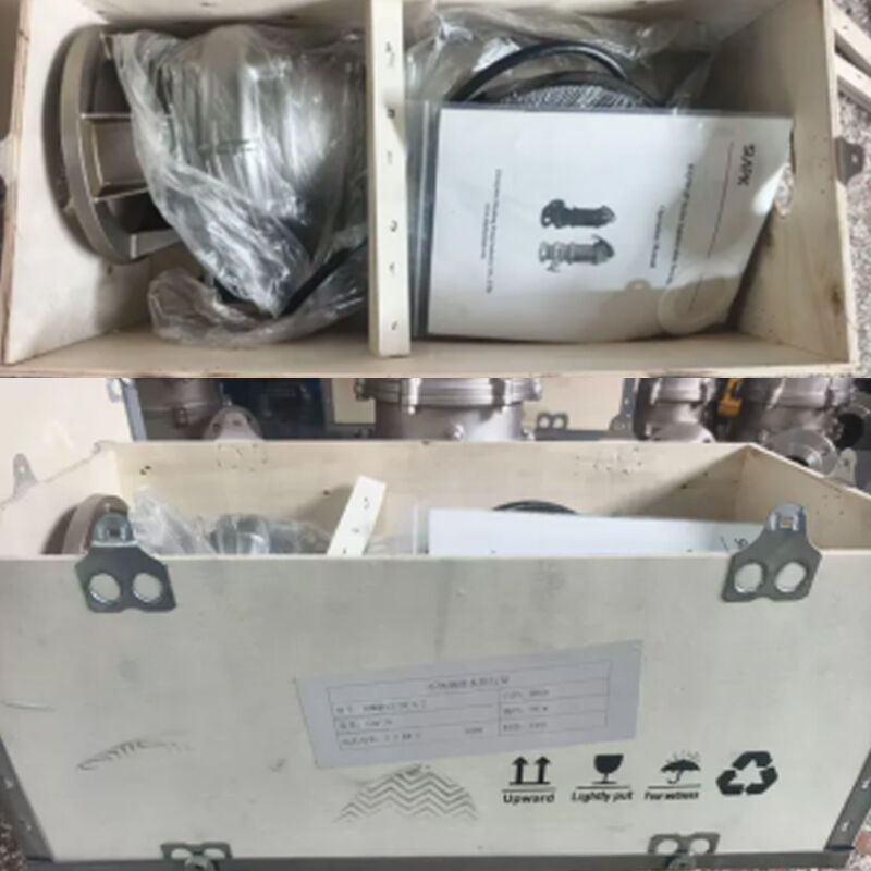 Bomba Submersível para Esgoto em Aço Inoxidável 45KW 440V 60Hz para Drenagem de Águas Residuais de Alta Vazão