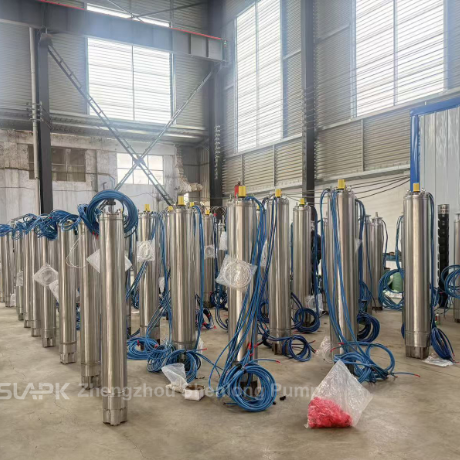 Bomba Submersível de Aço Inoxidável para Poço Profundo com Motor de 90 kW e Vazão de 140 m³/h para Transferência de Água de Alta Capacidade