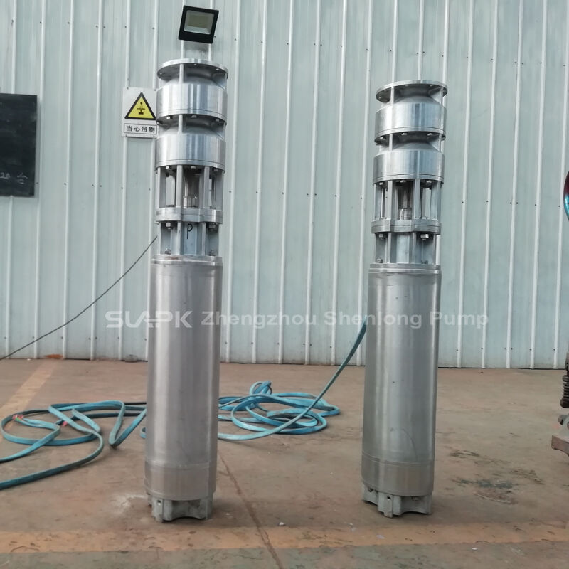 Bomba Submersível para Poço Profundo Série QJH em Aço Inoxidável 304 com 150 m de Altura e Vazão de 70–230 m³/h