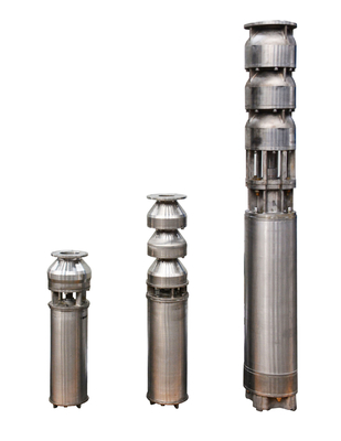 cor de prata submergível de aço inoxidável 60m da bomba QSP da fonte 7.5kw