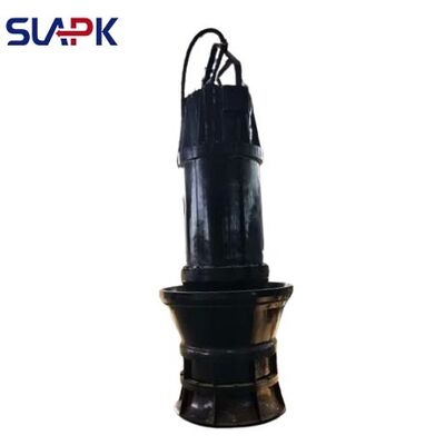 315KW, 9000 m3/h, 8,16m de cabeça: A bomba de fluxo axial submersível ZQB é projetada especificamente para aplicações de drenagem municipal