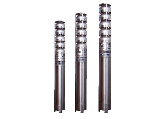 Material SS Bombas submersíveis de água do mar de poços profundos com caudal de 5-2000 m3/h