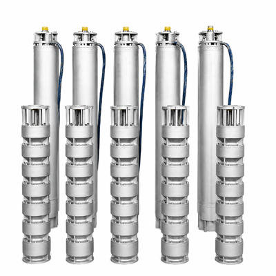 6 polegadas duplex de aço inoxidável 2205 bomba submersível de poço profundo com 15 m 3 / h fluxo e 180m cabeça