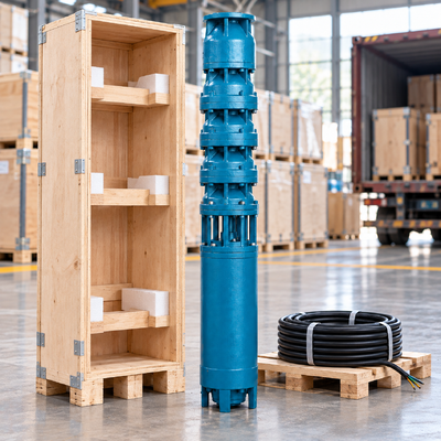 Bomba Submersível para Poço Profundo de 45kW, 46–54 m³/h, 165–225 m de Coluna