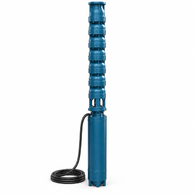 Bomba Submersível para Poço Profundo de 15kW com Vazão de 58-68 m³/h e Saída de 4 Polegadas para Abastecimento de Água de Poço Artesiano