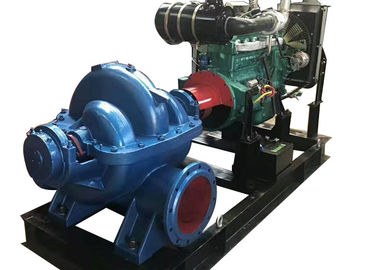 Motor diesel de grande capacidade, com bomba de água e caixa de divisão centrífuga horizontal