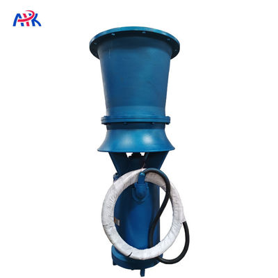 Irrigação de águas fluviais 3000 m3/h 5,4 m Bomba axial submersível