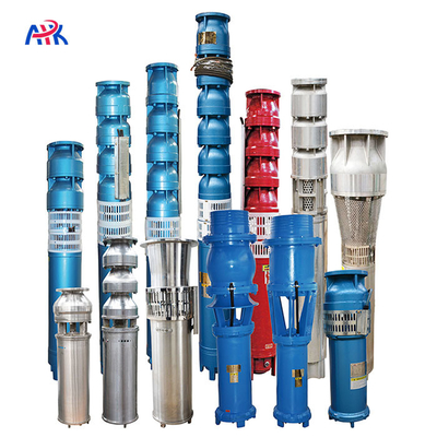 Bomba de água submersível de poço vertical Azul 137 Cabeça 150m3/h Fluxo
