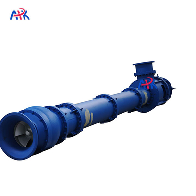 Bomba de remoção de água de turbina submersível com hélice de eixo longo vertical