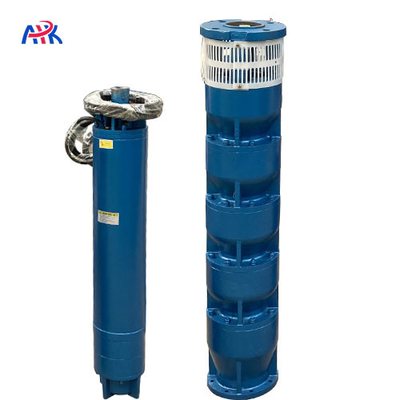 Bomba de água submersível vertical de ferro fundido 80m Cabeça 200m3/h Fluxo 100hp