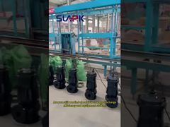 Bomba de esgoto pronta para embalar